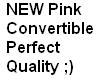 Pink 1970's Convertible