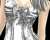 Flower dress - silver
