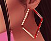 Diamond Red | Earrings