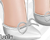 Eva White Heels