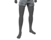 Tucked Short gray