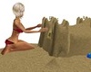 SAND CASTLE WITH POSES