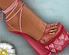 pink heart sandal