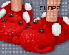 !!S Bear Slippers Red LT
