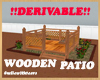 wooden patio