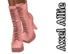 AA Pink Laced Boots