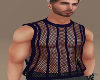 Blue Mesh Tank