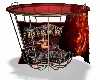 Red Biker End Table
