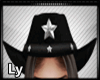 *LY* Black Cowgirl 3 Hat