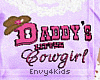 Kids Daddys Cowgirl Purp