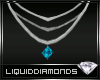 L SS Diamond Nck{Saph}