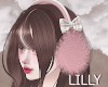 pink ear  ribbon