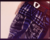 [L]Black-BLue Emo Pant