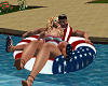 4th of July  pool float