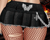 Gothic Jean Skirt