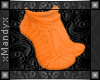 xMx:Orange Ankle Socks