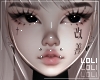 お. face tattoos +ADD