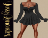Black Dress Ruffles