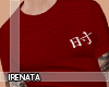 R Red Shirt + Tatoo