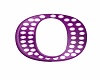 Purple Sign Letter O