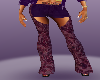 Purple Chaps/shorts