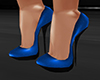 GL-Blue Glitter Heels