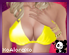 (A) Yellow Bikini Top