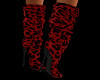 Gin Red Cheetah Boots