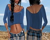 Shirt Blouse Navi Blue