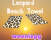 Leopard Beach Towel