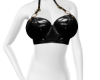 Leather bra