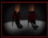 chv black red boots