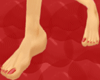 {JJ} Dainty Feet Red