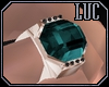 [luc] R Ring Aquamarine