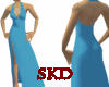 (SK)Blue Evening Dress
