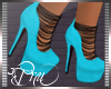 Blue Strap Heels