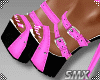 S/Elicia*Pink&Black Heel