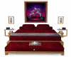 burgundy bed set