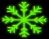 ~CC~Neon Green Snowflake