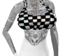 checkered chrome top