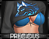 Silent Howl Blue Hoddie