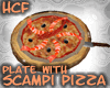 HCF Pizza Scampi Plate
