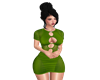 sexy green dress
