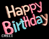 Happy Birthday Sign