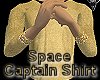 Space Captain Shirt Gold