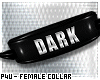 -P- Dark PVC Collar /F