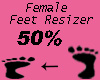 Feet Resizer Avatar 50%