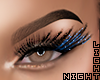 !N Blue Colored Lashes