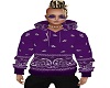 STEM Purple Bandana Hood