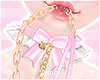 ♡ Pink Collar w/ Leash